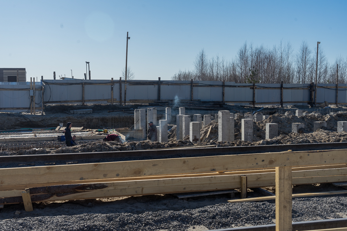 На 1-й очереди ЖК «МОРЕПАРК» ведется бетонирование ростверка 